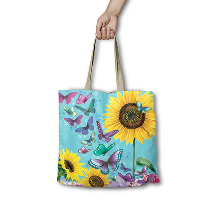 Lisa Pollock RSB88 Sunny Butterflies Shopping Bag