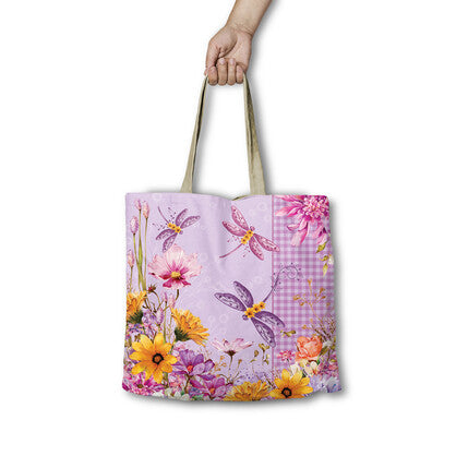 Lisa Pollock RSB89 Dragonfly Fields Shopping Bag
