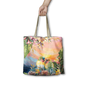 Lisa Pollock RSB98 Shopping Bag Sunset Love Birds