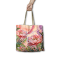 Lisa Pollock RSB100 Shopping Bag Coral Peony