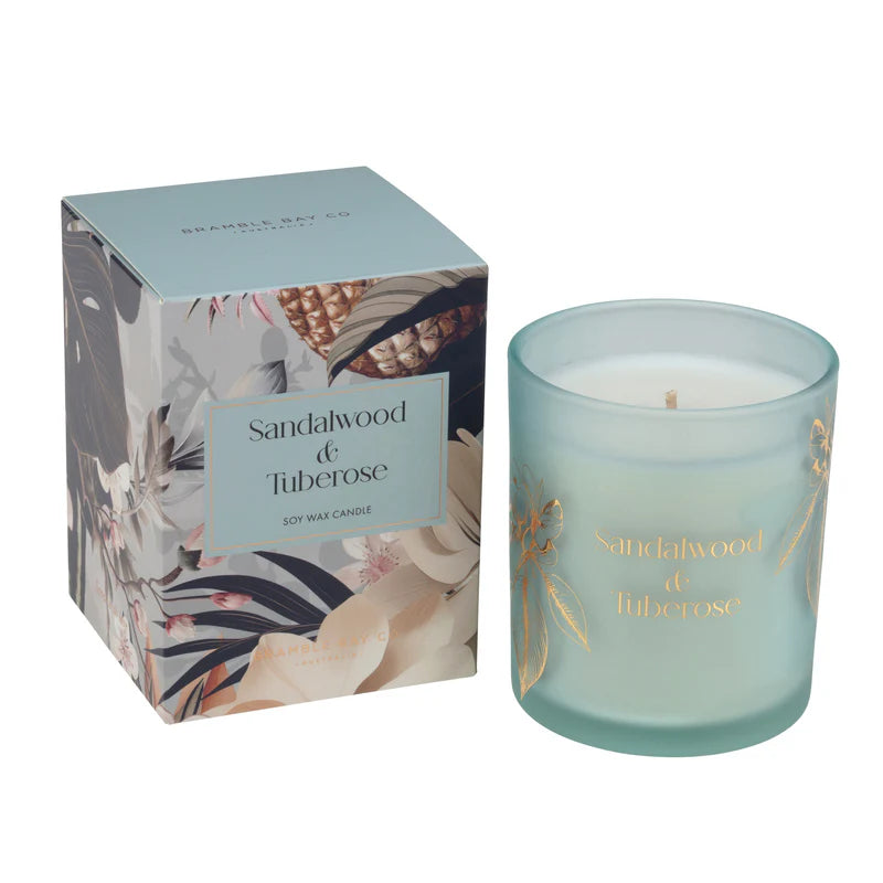 Bramble Bay Co Scent with Love Candle - Sandalwood & Tuberose