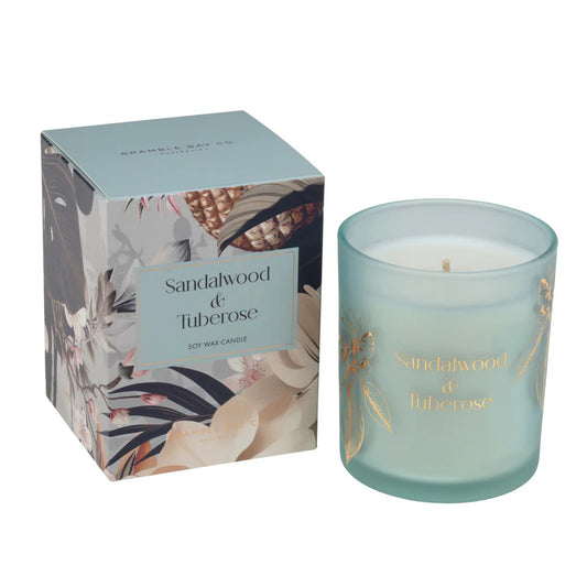 Bramble Bay Co Scent with Love Candle - Sandalwood & Tuberose