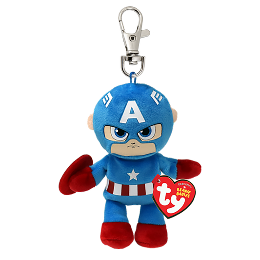 TY Mini Boos Marvel CAPTAIN AMERICA – Clip