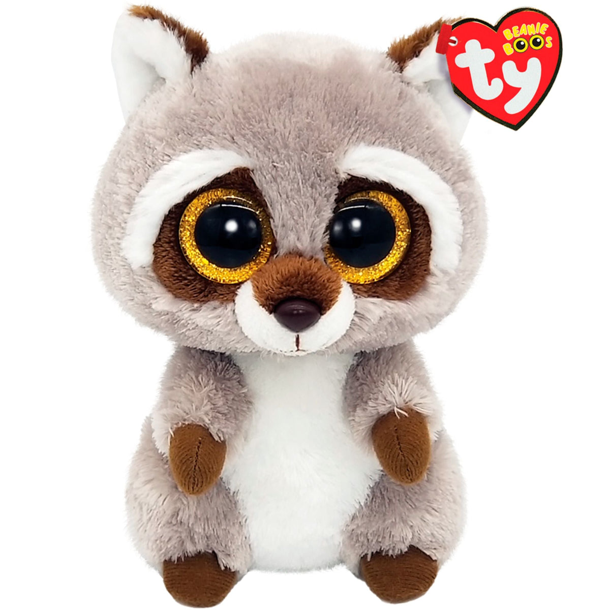 Ty Beanie Boos Regular - Oakie Grey Raccoon
