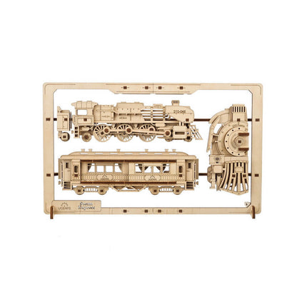 UGEARS STEAM EXPRESS 2.5D WOODEN PUZZLE KIT
