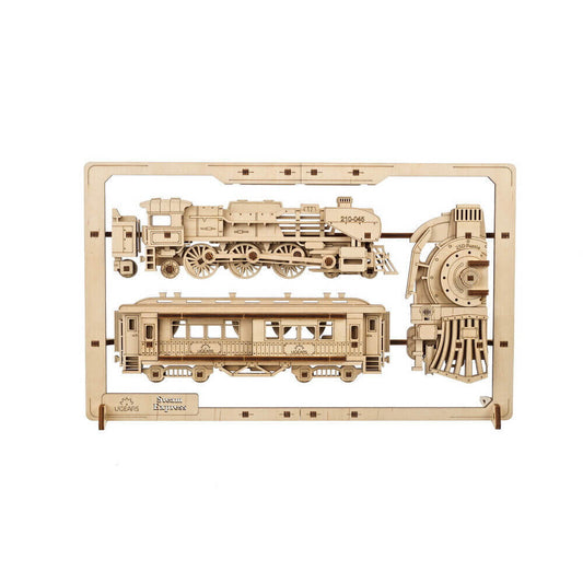 UGEARS STEAM EXPRESS 2.5D WOODEN PUZZLE KIT