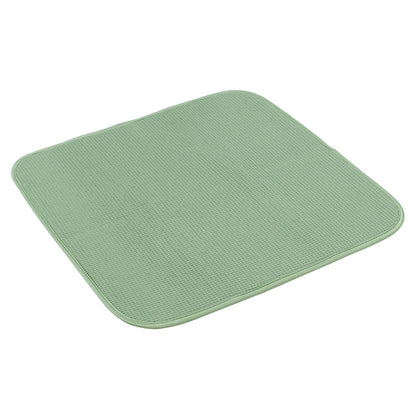 White Magic Dish Drying Mat Plate Bowl Absorbent Pad - Olive