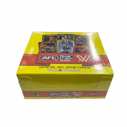 2026 AFLW TeamCoach trading cards sealed box – view 2