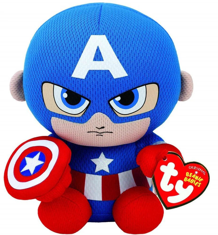 Ty Beanie Boo's Marvel Captain America - Regular 15cm