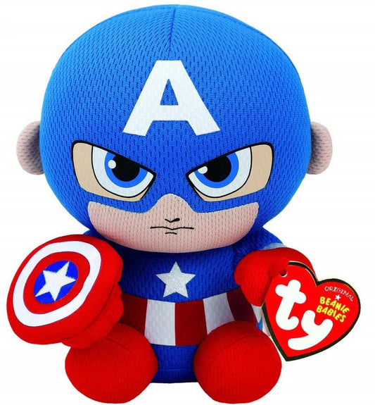 Ty Beanie Boo's Marvel Captain America - Regular 15cm