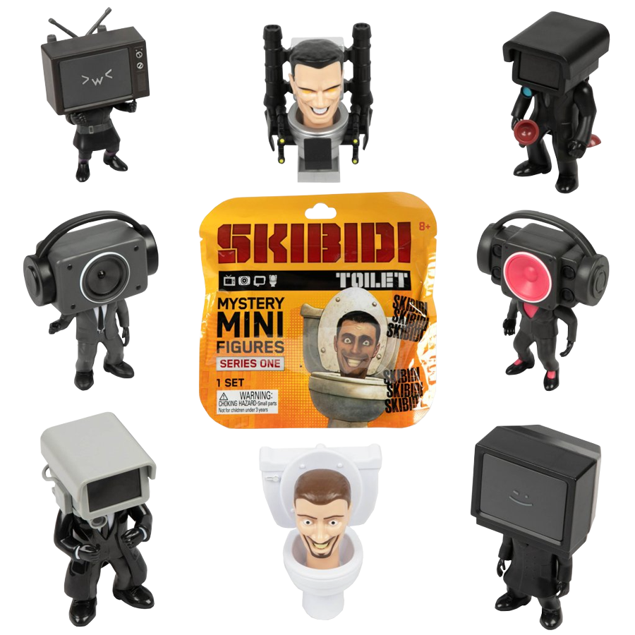 Skibidi Toilet - Mystery Mini Figures Series One Blind Bag Vinyl Figure (Single Unit)