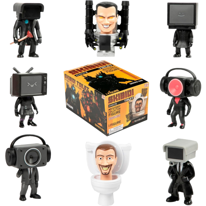 Skibidi Toilet - Mystery Collector Figure Series 01 Blind Box Vinyl Figure (Single Unit)