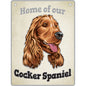 Cocker Spaniel - Pet Sign