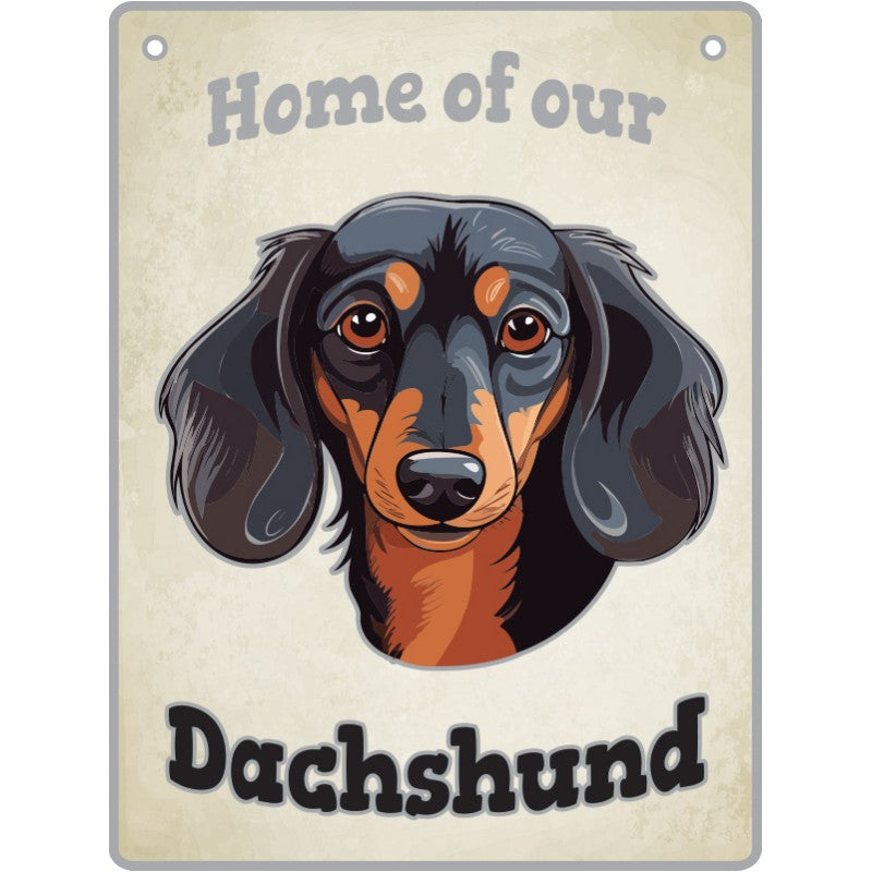 Dachshund, Black - Pet Sign