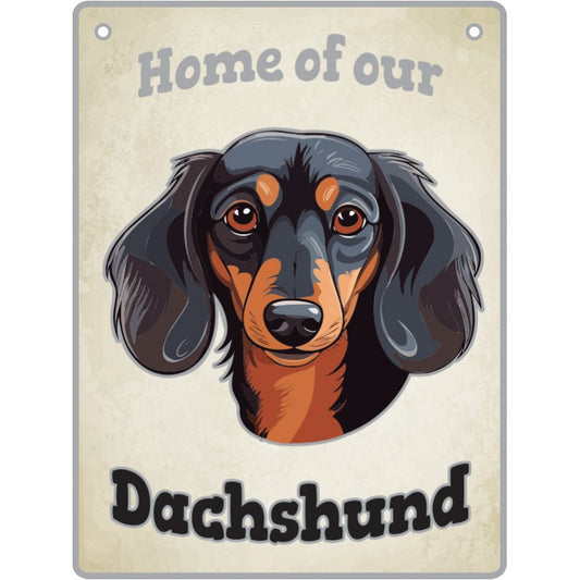 Dachshund, Black - Pet Sign