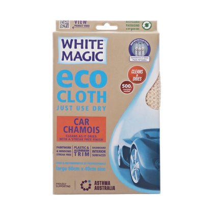 Eco Cloth Car Chamois Cleaning Tool by White Magic