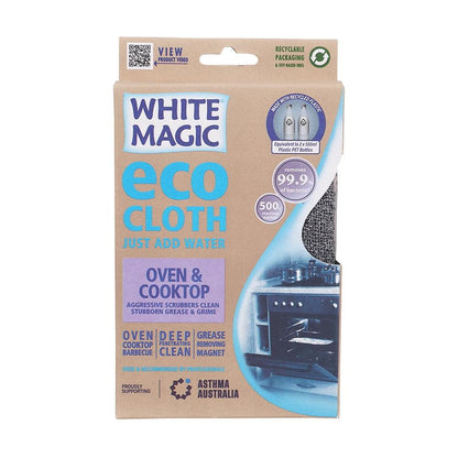 Eco Cloth Oven and Cooktop Cleaning Tool White Magic