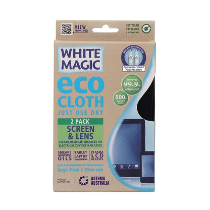 Eco Cloth Screen and Lens Cleaning Tool by White Magic