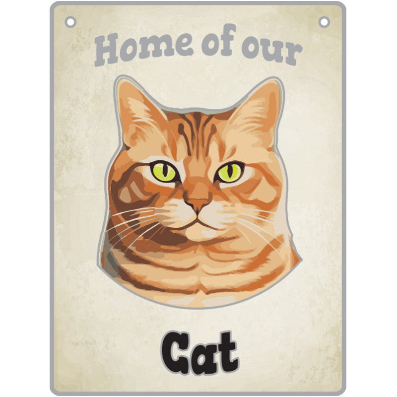 Ginger Tabby - Pet Sign