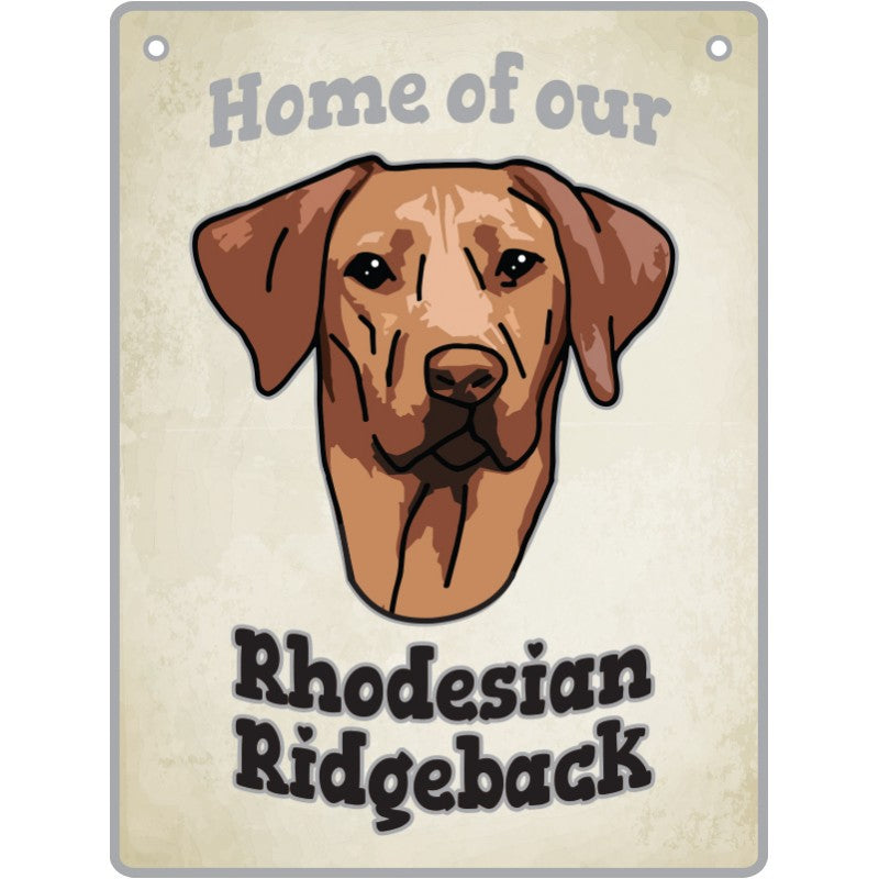 Rhodesian Ridgeback Sign Rhodesian Ridgeback - Pet Sign – Adelaide Gifts