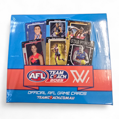 AFLW 2025 Teamcoach Footy Card Box