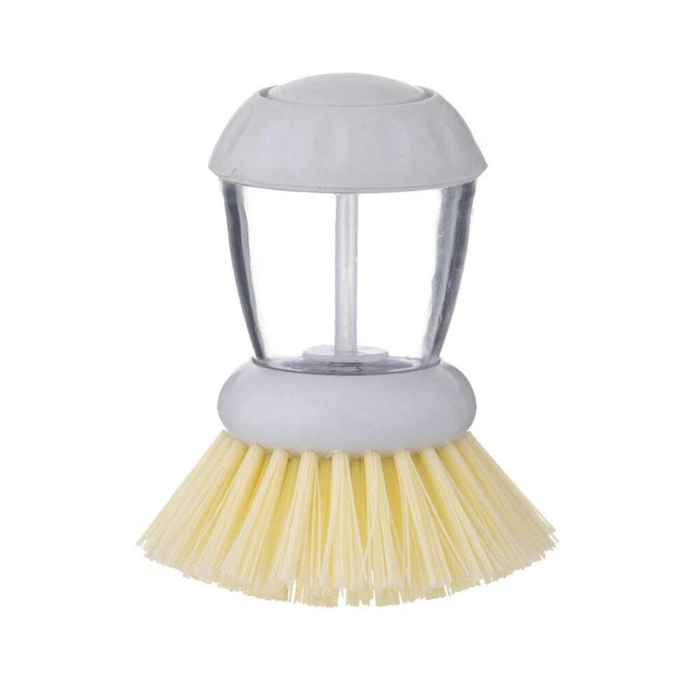 2x Davis & Waddell Remo Round Soap Dispensing Kitchen Dishes Brush/scrub Cleaner