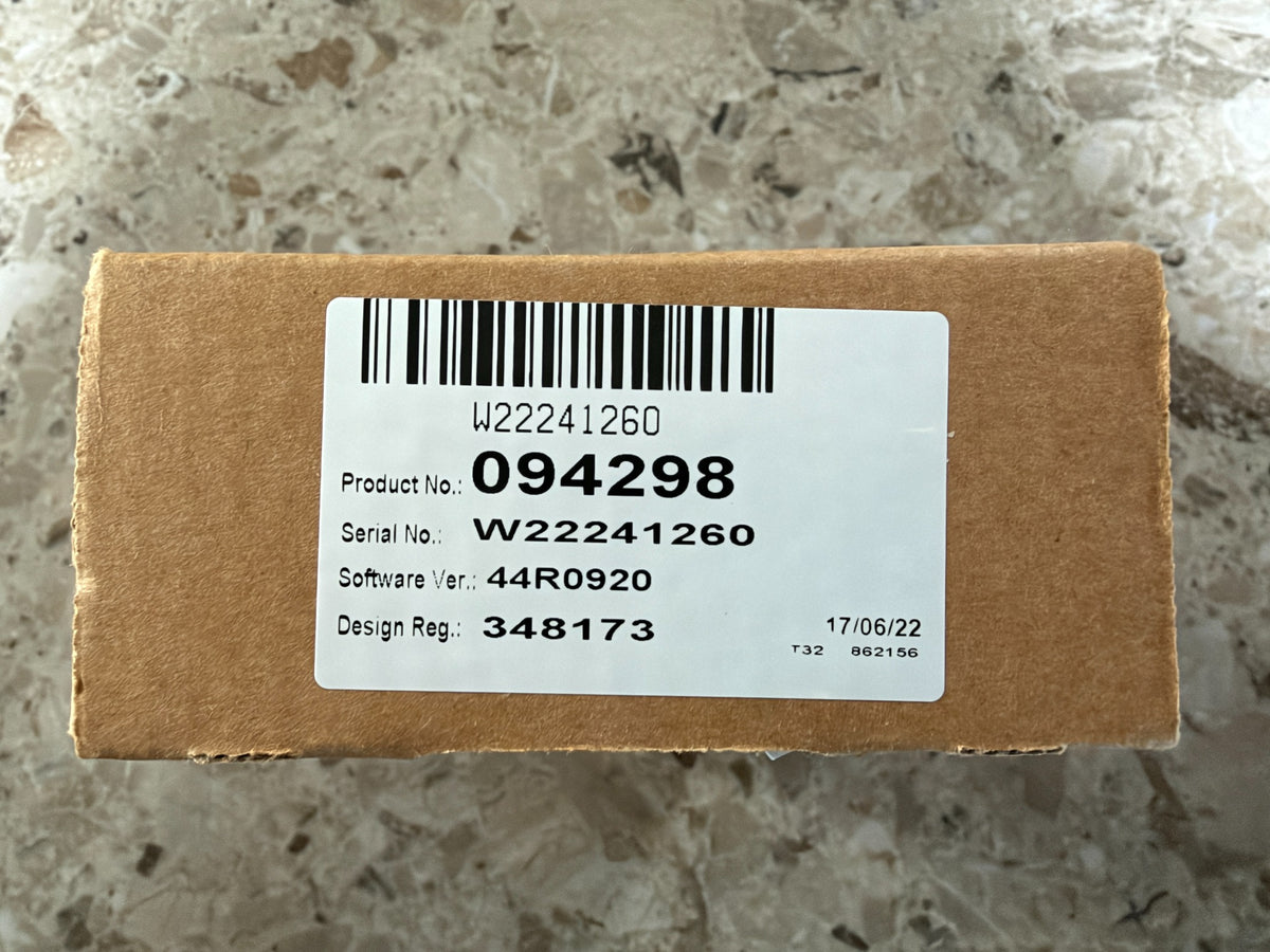 Original box identification label showing product number 094298 and software 44R0920