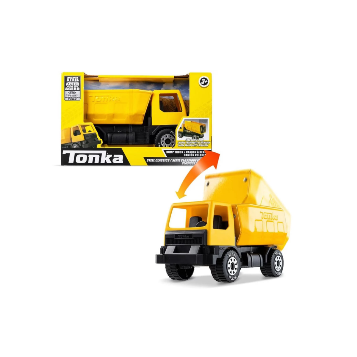 Tonka Steel Classics Dump Truck 1:32 Scale Vehicle