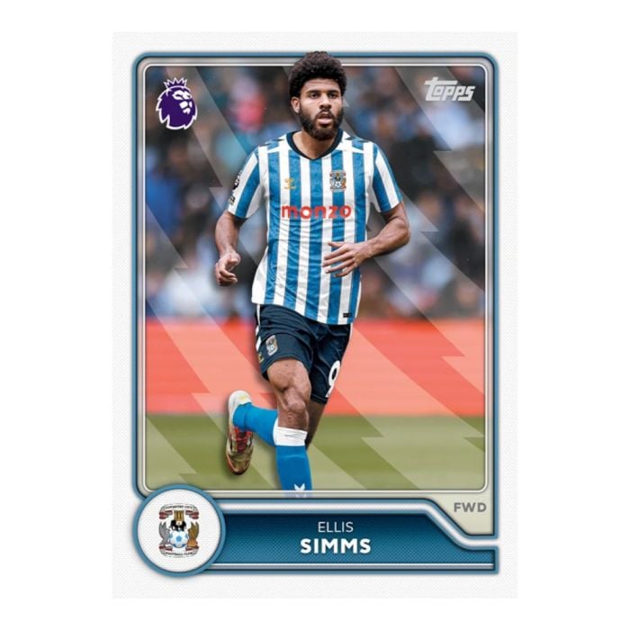Example Premier League 2026/2027 card — random contents, not guaranteed