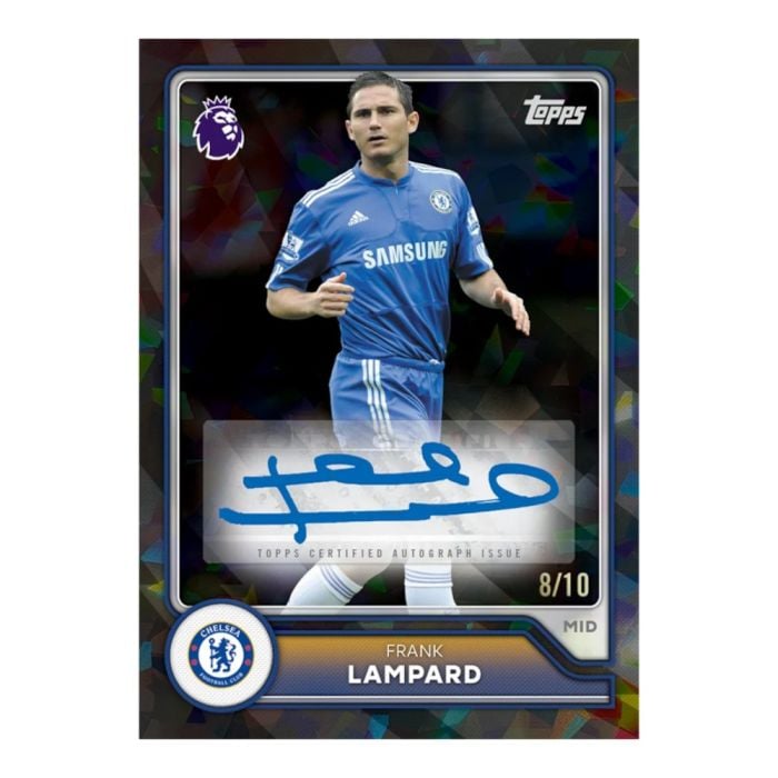 Example Premier League 2026/2027 card — random contents, not guaranteed