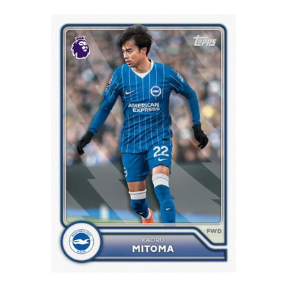 Example Premier League 2026/2027 card — random contents, not guaranteed
