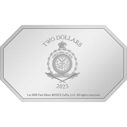 2023 Niue UFC ® 30 Years Changing The Game $2 1oz Silver Proof Coin
