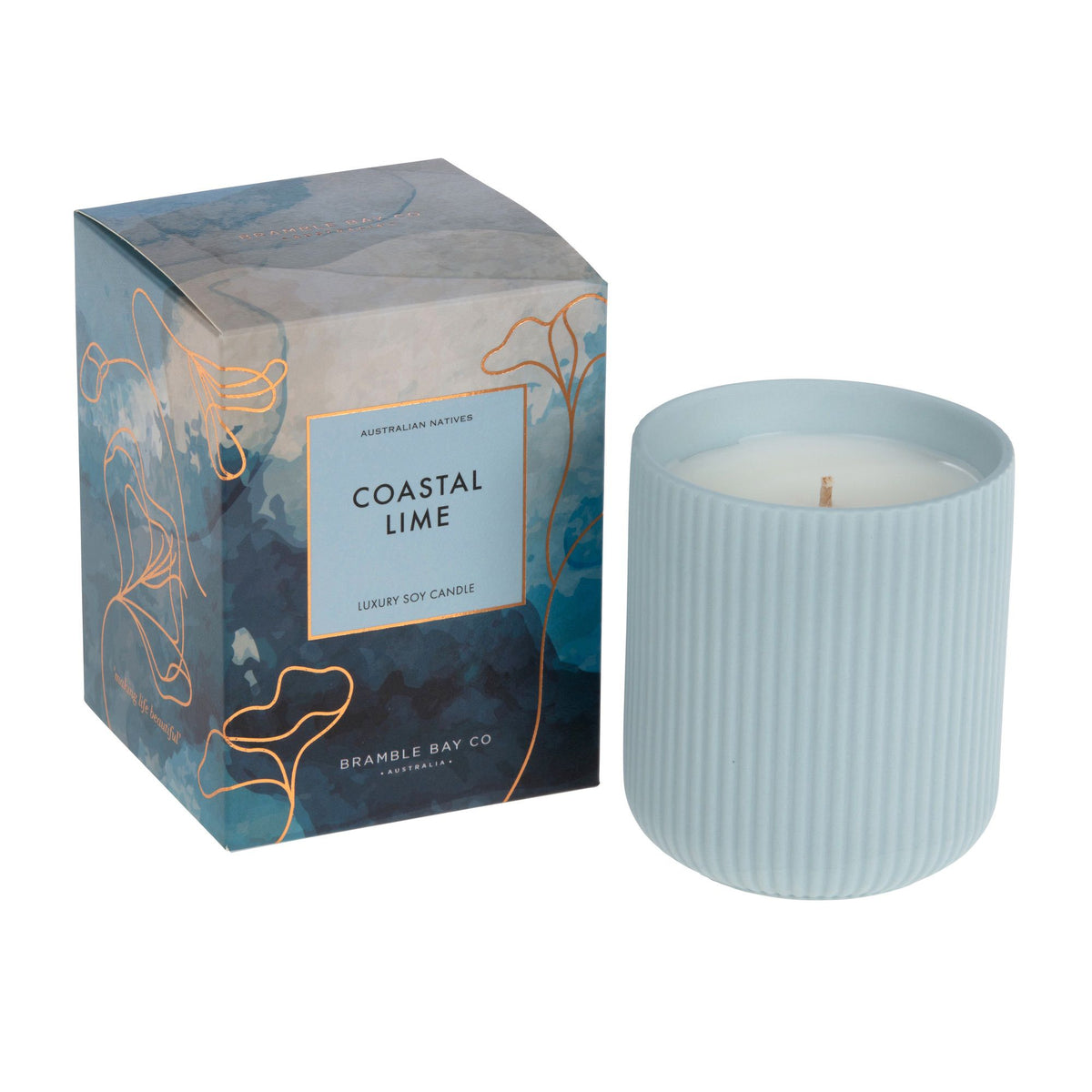 Bramble Bay Co Coastal Lime 270g Soy Candle