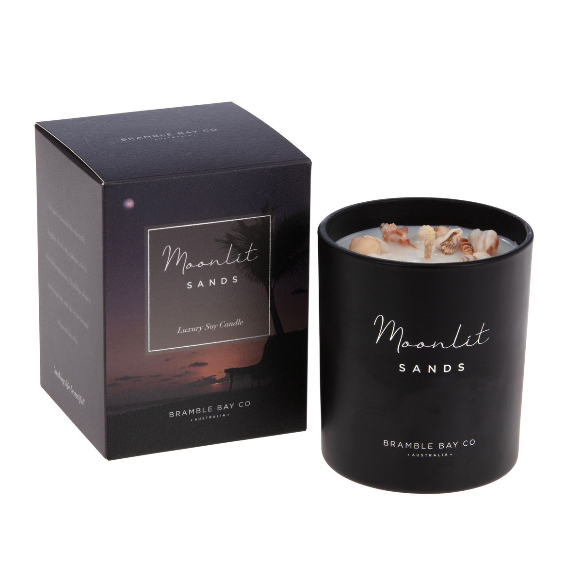 Bramble Bay Co Moonlit Sands Ocean After Dark Candle